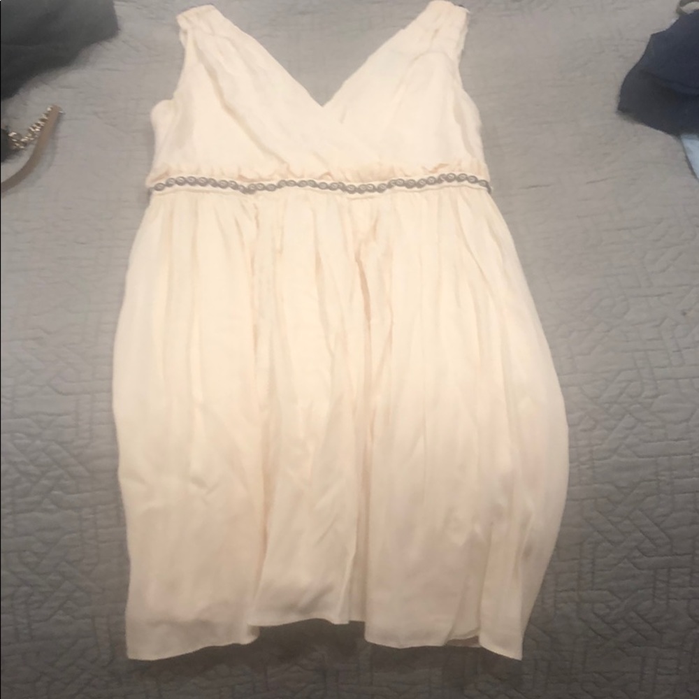 TopShop cream dress